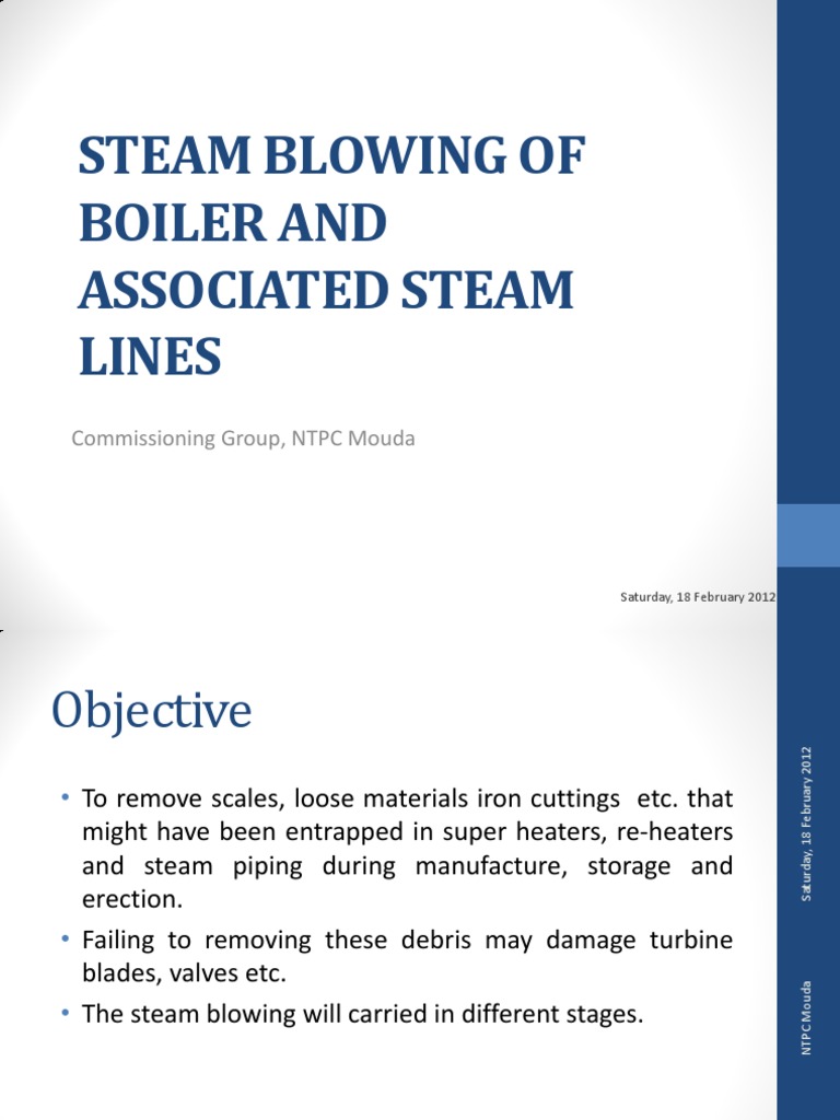 Steam Blowing PDF Boiler Steam