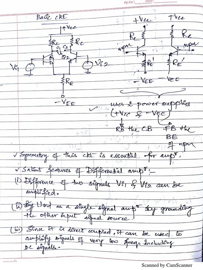 Differential Amplifiers PDF