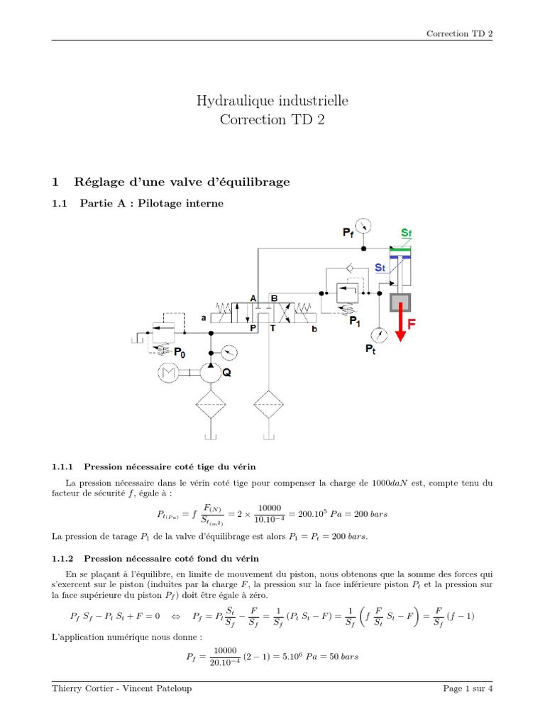 9 4 TD 2 Correction | PDF | Piston | Mécanique des milieux continus