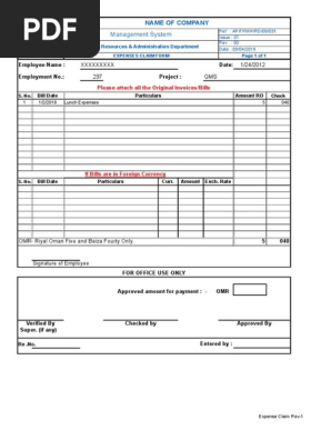 Expense Form