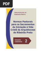 normas pastorais batismo