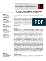 Effect of Clove Weight and Plant Growth Regulators On Shelf-Life of Garlic (Allium Sativum L.)