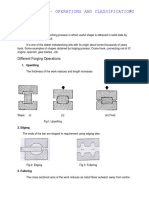 Forging Process Types and Classifications