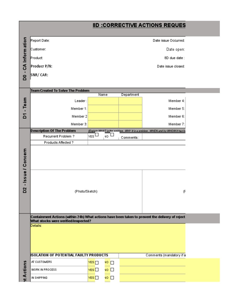 22d Report Template  Business Throughout 8d Report Template