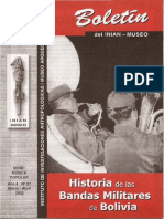 Boletin INIAM Nº27 Historia de Las Bandas Militares de Bolivia