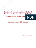 Lineamientos - Programa Desarrollo Rural v.1 06nov18