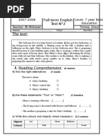 Comprehensive Test 2 7 TH