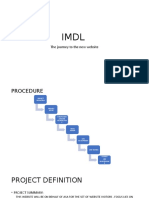 The IMDL journey to a new website