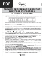Cesgranrio 2010 Epe Analista de Pesquisa Energetica Recursos Energeticos Prova