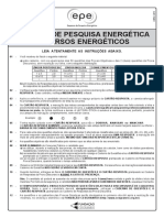 Cesgranrio 2010 Epe Analista de Pesquisa Energetica Recursos Energeticos Prova