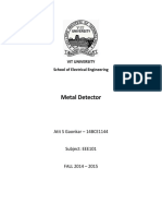 Metal Detector: Vit University School of Electrical Engineering