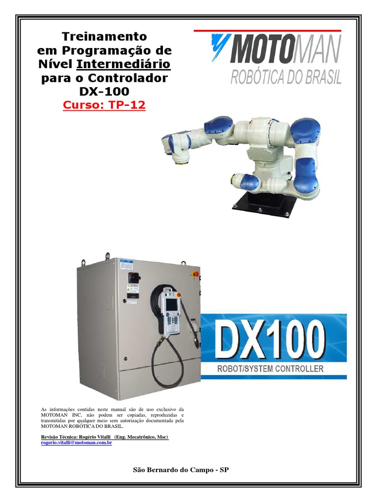 Manual de Programação Intermediária DX-100 | PDF | Programas | Informação