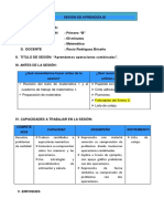 Sesion de Amprendizaje Modelo Operaciones Combinadas