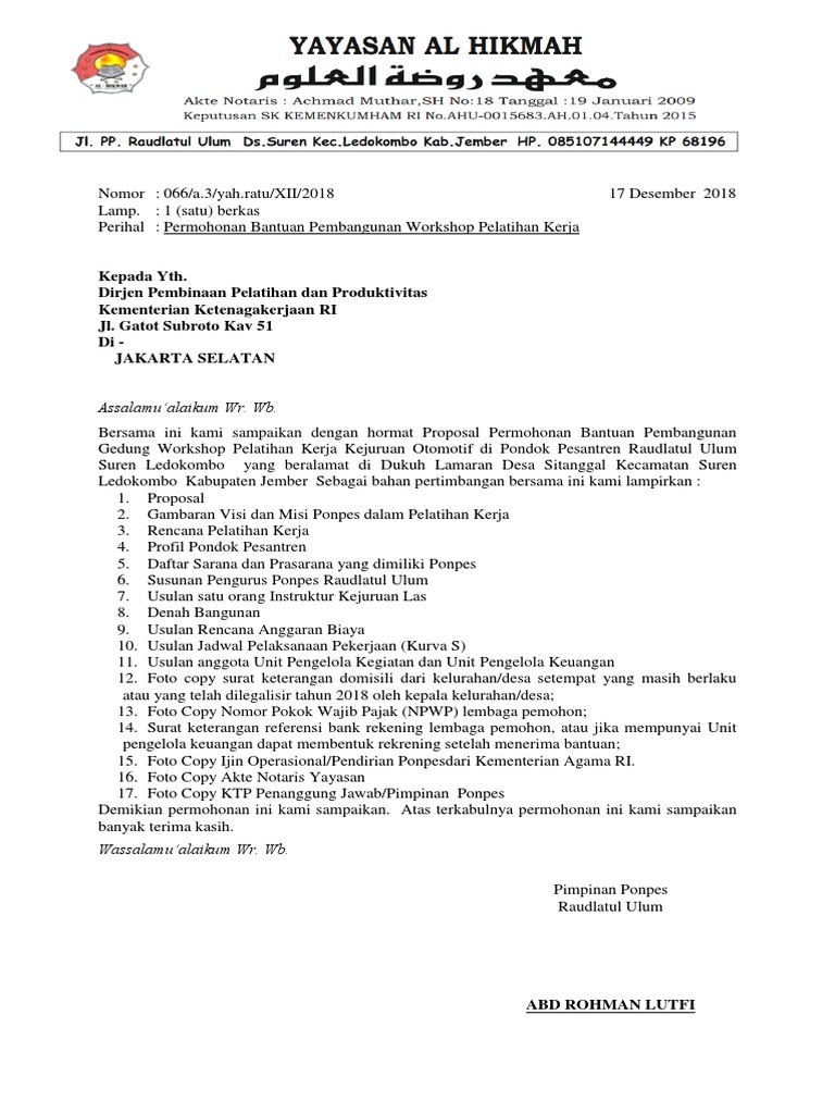 394355251 Proposal Blk Pondok Pesantren