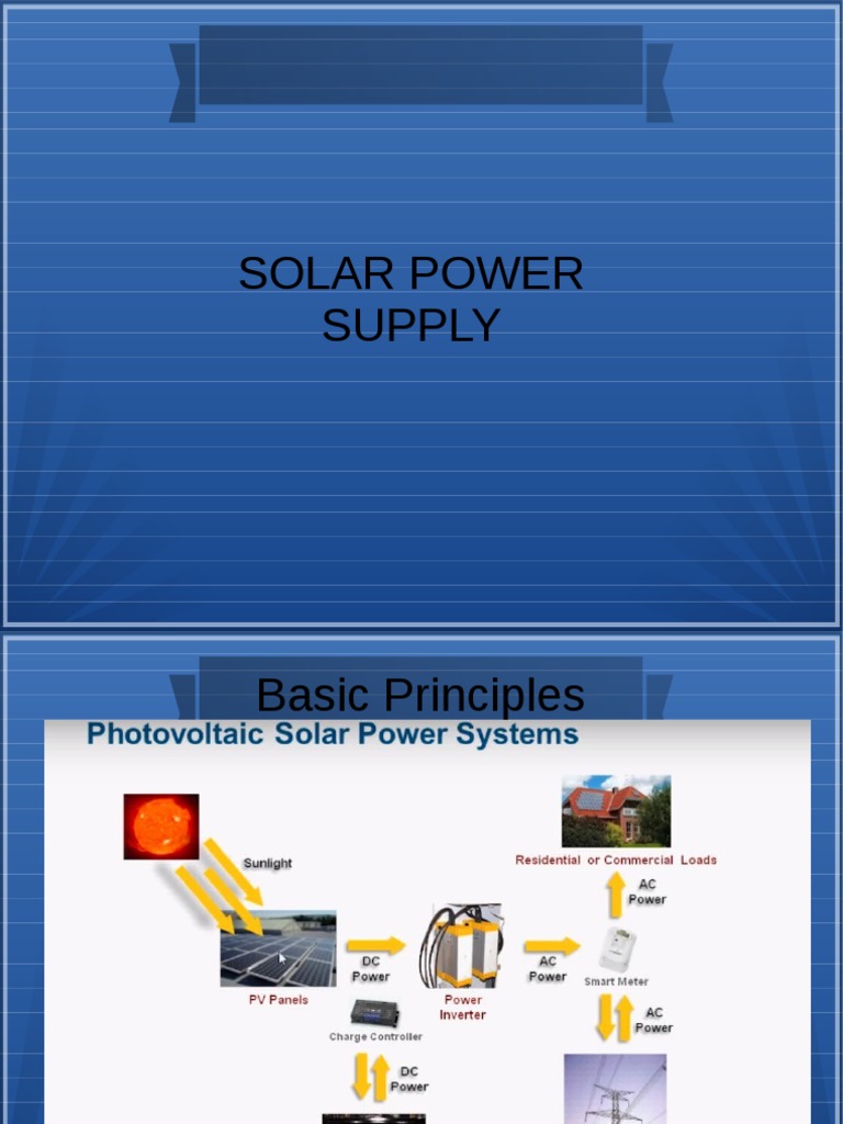 Solar Power System Components Explained | PDF
