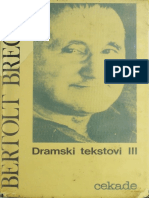 Dramski Tekstovi III - Bertolt Brecht