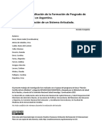Acreditacion de Formacion Posgrado Carreras Salud Argentina PDF