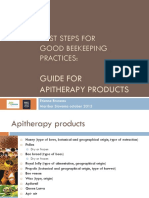 First Steps For Good Beekeeping Practices:: Guide For Apitherapy Products