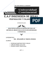 Metodos de Explotacion Subterraneo Informe 006