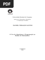 O uso de algoritmos e programação no ensino da Matemática