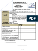 EXERCISE 3 Bleeding Burn - Dressing Bandage (INSTRUCTORS COPY)