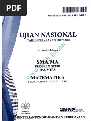 Soal Un 2018 Ipa Paket C2