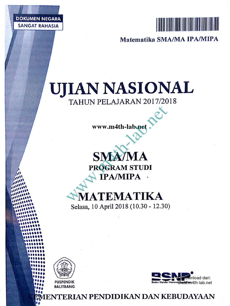 Soal Un 2018 Ipa Paket C2