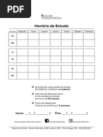 Estude Matematica Horario de Estudo