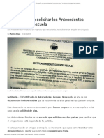 Mira Aquí Como Solicitar Los Antecedentes Penales en Venezuela-Notitarde