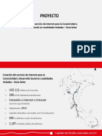 Proyecto: Creación Del Servicio de Internet para La Conectividad y Desarrollo Social en Localidades Aisladas - Zona Selva