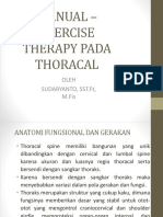 Manual - Exercise Therapy Pada Thoracal
