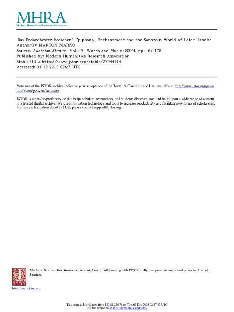 Modern Humanities Research Association Is Collaborating With JSTOR To Digitize, Preserve and