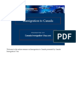 Immigration To Canada