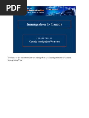 Immigration to Canada