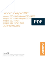 Lenovo Ideapad 320: Guía Del Usuario
