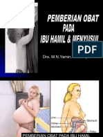 Farmakoepidemiologi Pemberian Obat pada Ibu Hamil