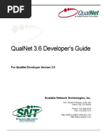 Qualnet Developers Guide-3.6 PDF