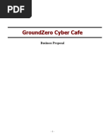 Groundzero Cyber Cafe: Business Proposal