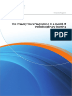 the primary years programme as a model of tl