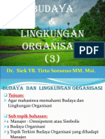 Budaya & Lingkungan Organisasi