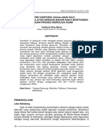 POTENSI GANYONG (Canna Edulis Kerr) Dari Malang Selatan Sebagai Bahan Baku Bioethanol Dengan Proses Hidrolisa Asam