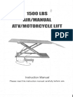 Motorcycle Lift BW-1500AO-V2