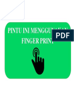 Stiker Finger Print