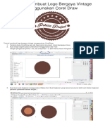 Membuat Logo Bergaya Vintage Menggunakan Corel Draw