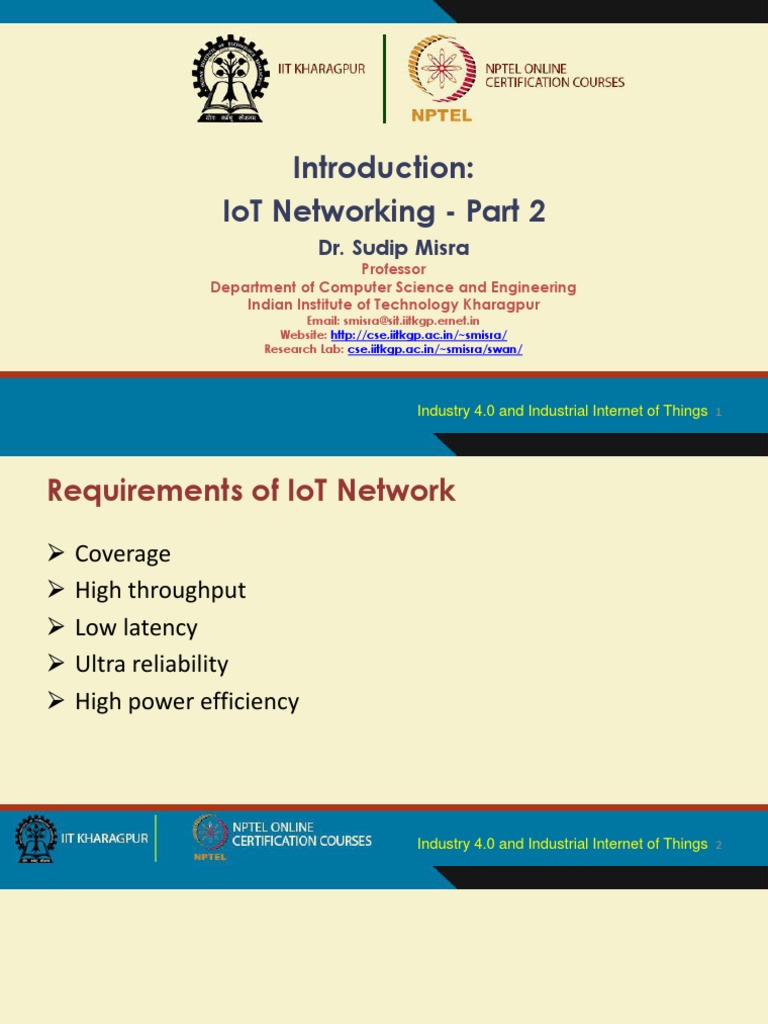 IoT Networking Part 2 | PDF | Internet Of Things | Quality Of Service