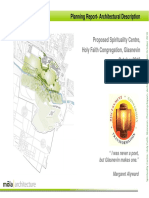 Planning Report-Architectural Description: Proposed Spirituality Centre, Holy Faith Congregation, Glasnevin October 2010