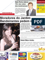 Jornal União - Edição de 15 À 30 de Outubro de 2010