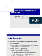 Natural Gas Composition For NGVS: William E. Liss Gas Technology Institute
