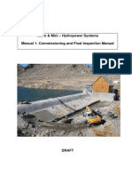 Micro & Mini - Hydropower Systems Manual 1: Commissioning and Final Inspection Manual