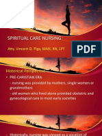 Spiritual Care Nursing: Atty. Vincent Q. Piga, MAN, RN, LPT